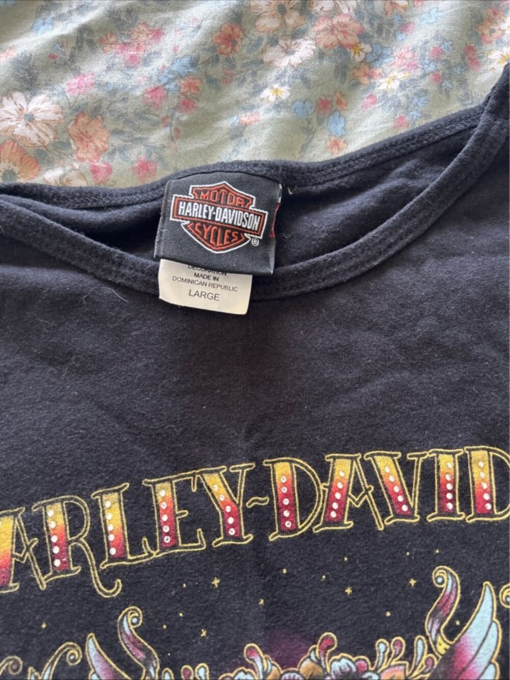 Lot 6 Harley-Davidson Women's Graphic T-Shirts Dealer WV FL  Sz L XL Tank - Picture 12 of 16